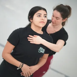 Cours de danse à l'école